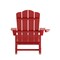 Flash Furniture Red Adirondack Rocking Chairs with Cupholder, 2PK 2-LE-HMP-1044-31-RD-GG - alternate 3
